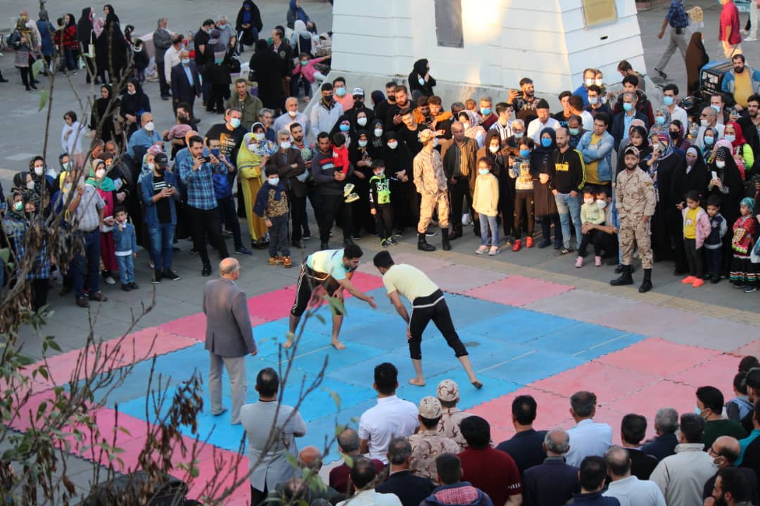 جشنواره بازی‌های بومی‌ محلی در پیاده راه فرهنگی شهرداری رشت